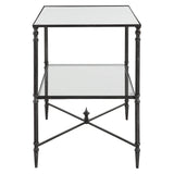 Accent Table Henzler Mirrored Steel Lamp Table