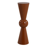 Accent Table Hepler Gloss Terracotta Drink Table