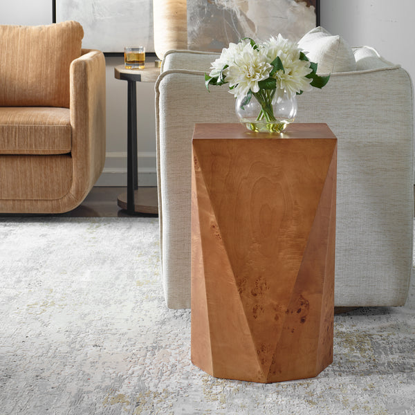 Accent Table Hughes Geometric Accent Table