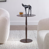 Accent Table Industria Copper Bronze Accent Table