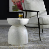 Accent Table Inhale Cast White Accent Table