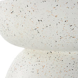 Accent Table Inhale Cast White Accent Table