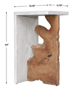 Accent Table Intersect Modern Accent Table