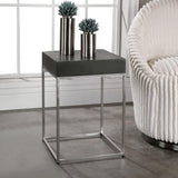 Accent Table Jase Black Concrete Accent Table