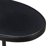 Accent Table Jessenia Black Marble Accent Table