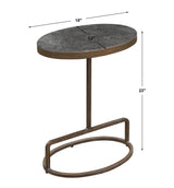 Accent Table Jessenia Stone Accent Table
