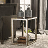 Accent Table Julie Mirrored End Table