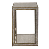 Accent Table Julie Mirrored End Table
