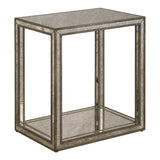 Accent Table Julie Mirrored End Table