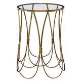 Accent Table Kalindra Gold Accent Table