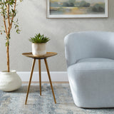 Accent Table Lily Pad Antique Brass Accent Table