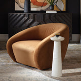 Accent Table Lirra White Marble Drink Table