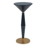 Accent Table Luster Navy Blue Accent Table