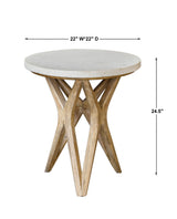 Accent Table Marnie Limestone Side Table