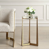 Accent Table Midas Antique Gold Accent Table