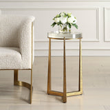 Accent Table Midas Antique Gold Accent Table