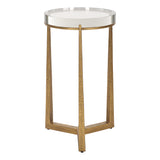 Accent Table Midas Antique Gold Accent Table