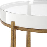 Accent Table Midas Antique Gold Accent Table