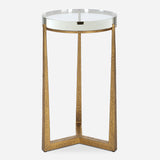 Accent Table Midas Antique Gold Accent Table