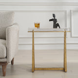 Accent Table Midas Thick Crystal Accent Table