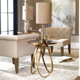 Accent Table Montrez Gold Side Table