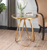 Accent Table Montrez Gold Side Table