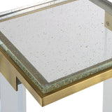 Accent Table Muse Seeded Glass Accent Table