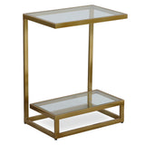 Accent Table Musing Brushed Brass Accent Table