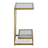 Accent Table Musing Brushed Brass Accent Table