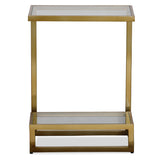 Accent Table Musing Brushed Brass Accent Table