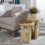 Accent Table Nadette Natural Nesting Tables, S/2