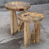 Accent Table Nadette Natural Nesting Tables, S/2