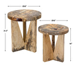 Accent Table Nadette Natural Nesting Tables, S/2