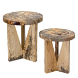 Accent Table Nadette Natural Nesting Tables, S/2