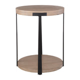 Accent Table Palisade Natural Round Side Table