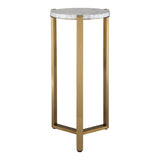 Accent Table Pietra Carrara Marble Drink Table