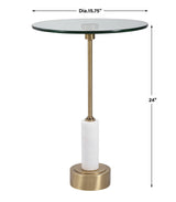Accent Table Portsmouth Round Accent Table