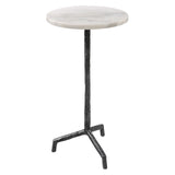 Accent Table Puritan White Marble Drink Table