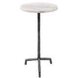 Accent Table Puritan White Marble Drink Table