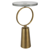 Accent Table Ringlet Brass Accent Table