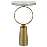 Accent Table Ringlet Brass Accent Table