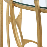 Accent Table Ritual Round Gold Side Table