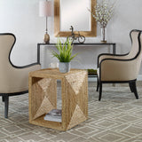 Accent Table Rora Coastal Woven Side Table