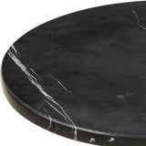 Accent Table Rosston Black Marble Accent Table
