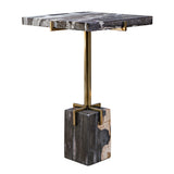 Accent Table Rowman Petrified Wood Accent Table