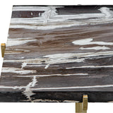 Accent Table Rowman Petrified Wood Accent Table