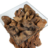 Accent Table Rozel Teak Wood End Table