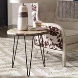 Accent Table Runay Wood Slab Side Table