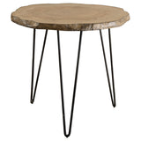 Accent Table Runay Wood Slab Side Table