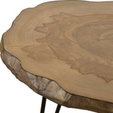 Accent Table Runay Wood Slab Side Table